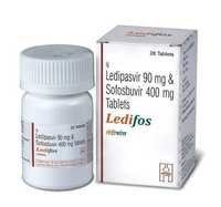 Ledifos Sofosbuvir And Ledipasvir Tablets - 400mg/90mg Strength, Pack Of 28 Tablets | Treats Chronic Hepatitis C Virus (hcv) Infection