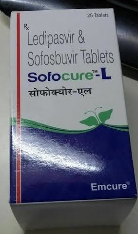 SOFOCURE L SOFOSBUVIR AND LEDIPASVIR TABLETS