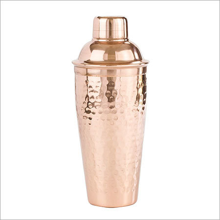 Hammered Copper Cocktail Shaker - 750 ml, Food Safe | Elegant Design, Ice Cold Cocktails
