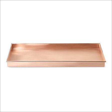 Copper Rectangular Tray
