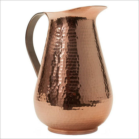 Hammered Copper Water Jug