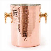 Antique Copper Ice Bucket