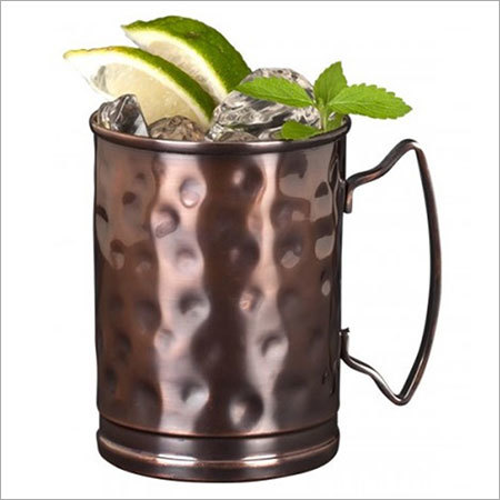 Hammered Copper Moscow Mule Mug Antique