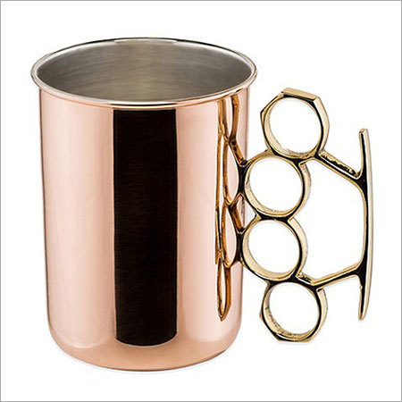 Handgrip Soild Copper Mug