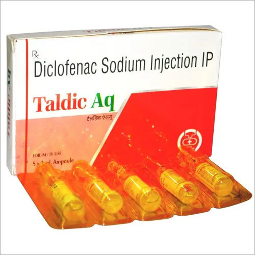 Diclofenac Sodium Taldic Aq Injection, Packaging Size: 5x2 Ml