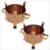 Copper Pot Fuel Burner Warming Stand