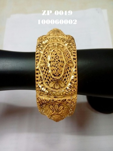 Trendy Bangles Design - Copper Base 24ct Gold Plated, Stylish Intricate Finish, Durable Fashion Accessory