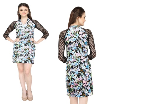 Bedazzle Women's Bandage Multicolor Dress