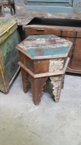 Reclaimed Wooden Stool