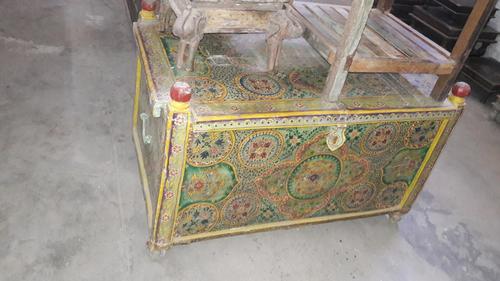 Vintage Indian Painted Chest