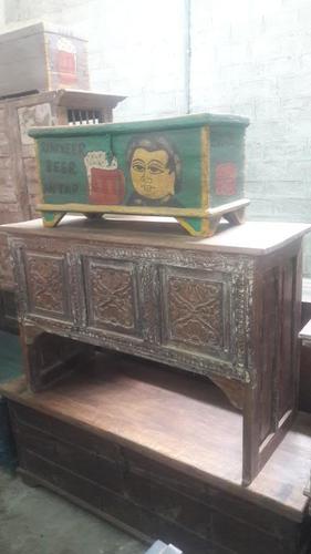 Wooden Carving Panel Table