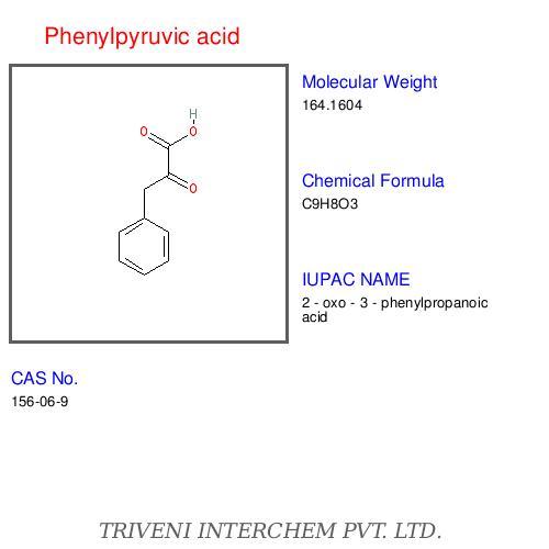 Phenylpyruvic Acid - White Crystalline Powder, C9H8O3, CAS 154-06-0 | High Purity, Precise Synthesis, Versatile Applications