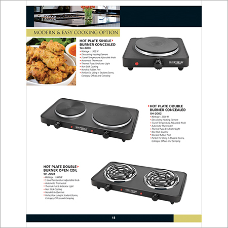HOT PLATE DOUBLE BURNER