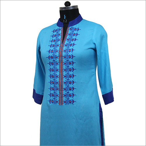 Cotton Embroidered Kurti