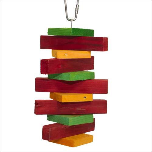 Pine Block String Hanging Bird Toys