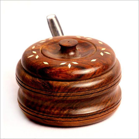 Wooden Salt Container