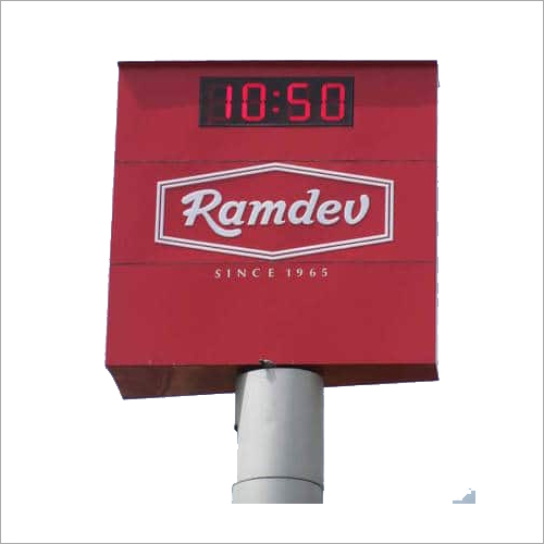 Red Gps Based Clock