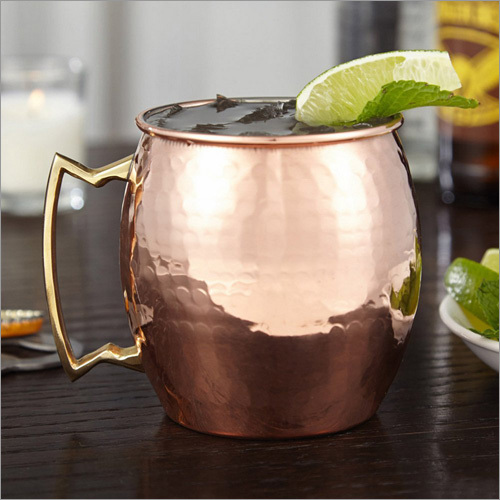 Moscow Mule Mug With Brass Handle