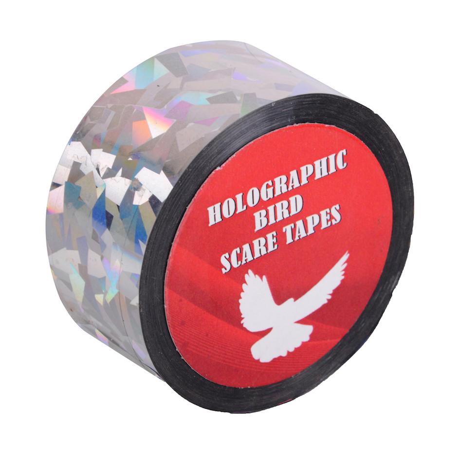 Visual Audible Deterrent Tapes - Mylar Based Films 150 Feet Rolls | Non-Adhesive Humane Bird Scare Solution with Reflective Patterns