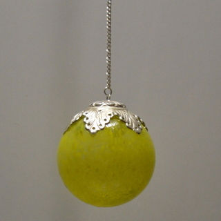 Green Glass Colour Hanging Balls