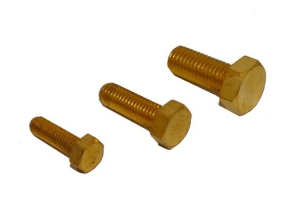 Brass Hex Bolts - Application: For Hardware Fitting Use