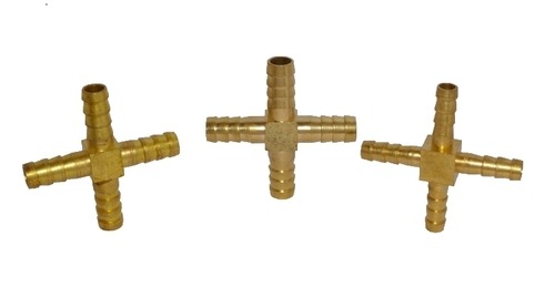 Brass Cross Joint Nipple