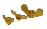 Brass Fly Nuts - Polished Brass, Perfect Threading, Anti-corrosive Finish, Optimum Strength, High Durability, 12 Months Warranty