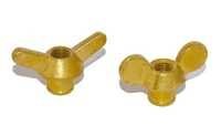 Brass Wing Nut - Polished Finish, 12-month Warranty | Ideal For Hardware Fitting Use
