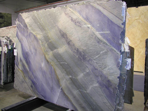 Azul Imperial Granite - Slabs, 15-20mm Thickness, Polished Surface | Classy Appearance, Uniform Thickness, Moisture Proof Surface