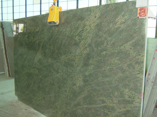 Tropical Green Granite - 2cm Thick Polished Slabs | Versatile Application for Flooring and Countertops, Acid and Chemical Resistance, Elegantly Designed