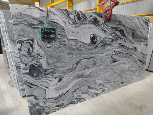 Viscon White Granite - 15-20 mm Thick Polished Slabs | Ideal for Flooring and Countertops Easy to Clean Breakage Resistant Long Lasting Shine