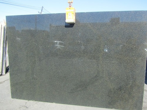 Seaweed Green Granite - 10-15 mm Slab, Polished Surface Finish | Crack Resistant, Impact Proof, Non-Water Absorbent, Ideal for Flooring and Countertops