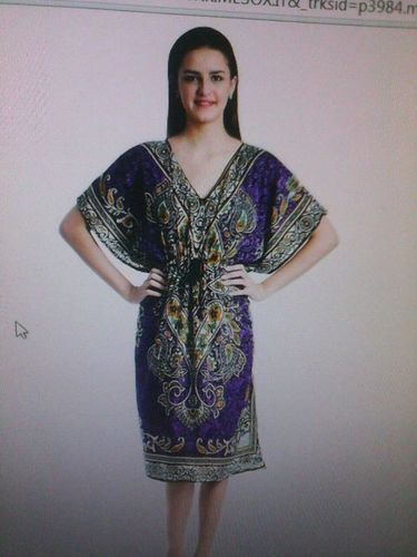 Polyster Printed Kaftan