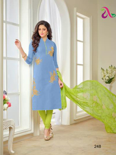 Women Ethnic Wear - Cotton Top, Cotton Bottom, Nazneen Dupatta | Elegant Design, Comfortable Fit
