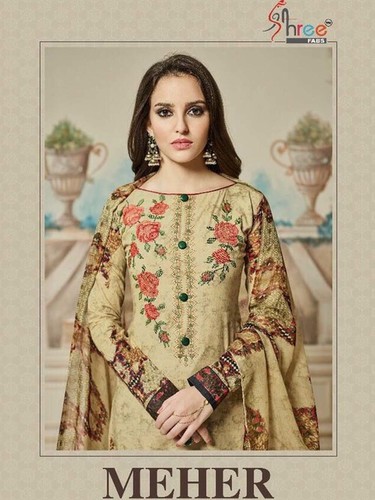 Cotton Printed Suit