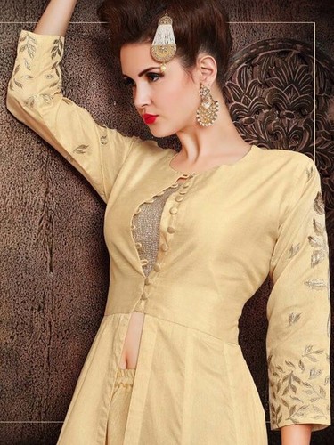 Silk Designer Suit For Ladies
