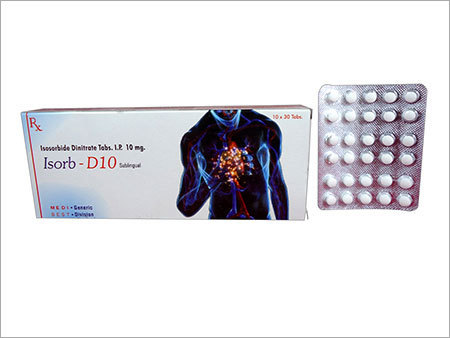 Isosorbide Dinitrate Tablets 10 Mg Specific Drug