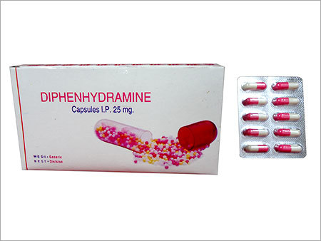 Diphenhydramine Capsules 25 Mg Generic Drugs