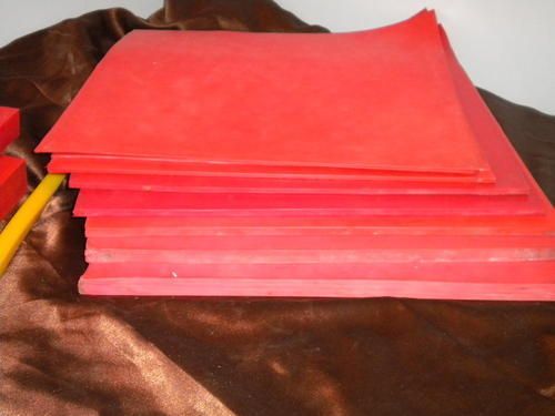 Red Silicone Sponge Rubber Sheet