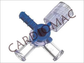 3-Way Stopcock - Plastic Manual Operation Blue and Transparent | Sterile Single Use Leakage Free Fitment Crystal Clear Channel Real-Time Flow Direction Indicator