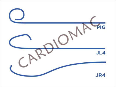 Blue Diagnostic Catheter