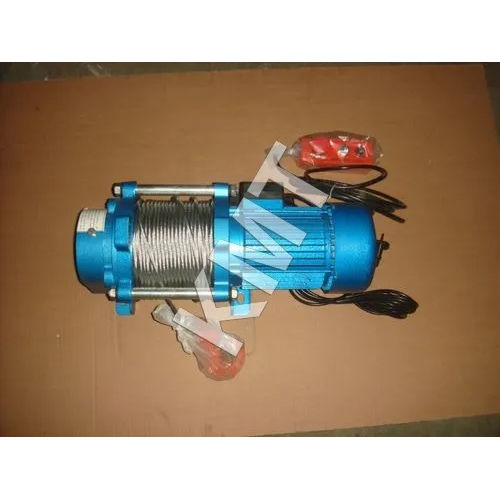 Chinese Electric Wire Rope Hoist/Winch - Color: Blue