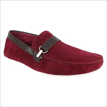 Red Casual Mens Loafers