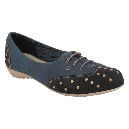 Blue Ladies Belly Shoes