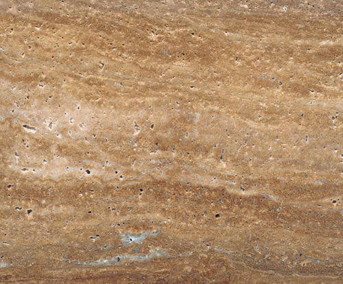 Brown Travertine - Polished Slabs, 5-10 mm Thickness | Aesthetic Design, Chemical Resistant, Low Maintenance