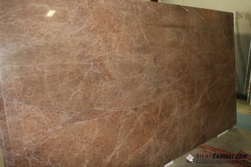 Chocolate Brown Granite Slab - 10-20mm Thick Polished Finish | Stunning Design Lustrous Texture Ideal for Flooring and Countertops