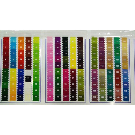 Exclusive Colorful Fabric Color Chart