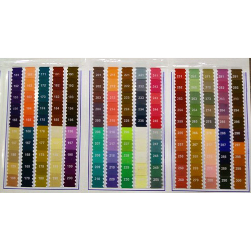 Multicolour Exclusive Fabric Colour Chart