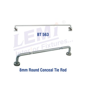 Wardrobe Fittings & 8mm Round Conceal Tie Rod