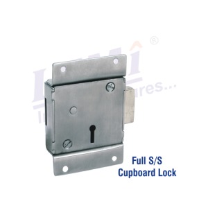 Wardrobe Fittings Full S/S Cupboard Lock